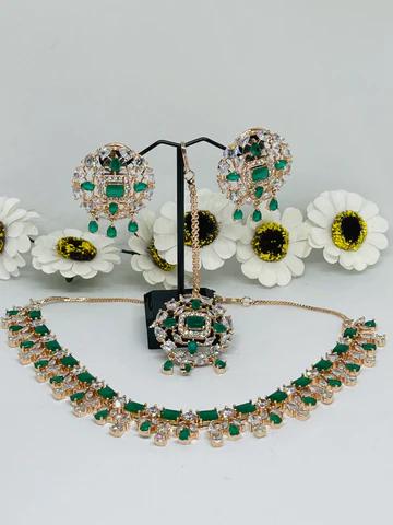 American Diamond necklace set
