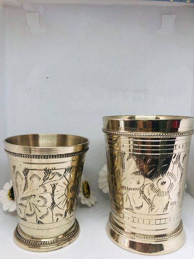 Glass Small and Big one (Bronze), comes 2 glasses